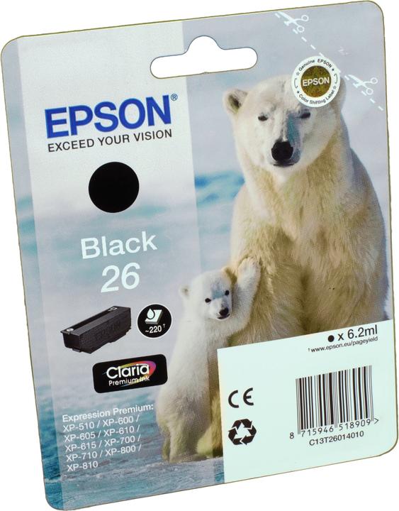 Immagine prodotto Epson 26 Claria Premium (FC)