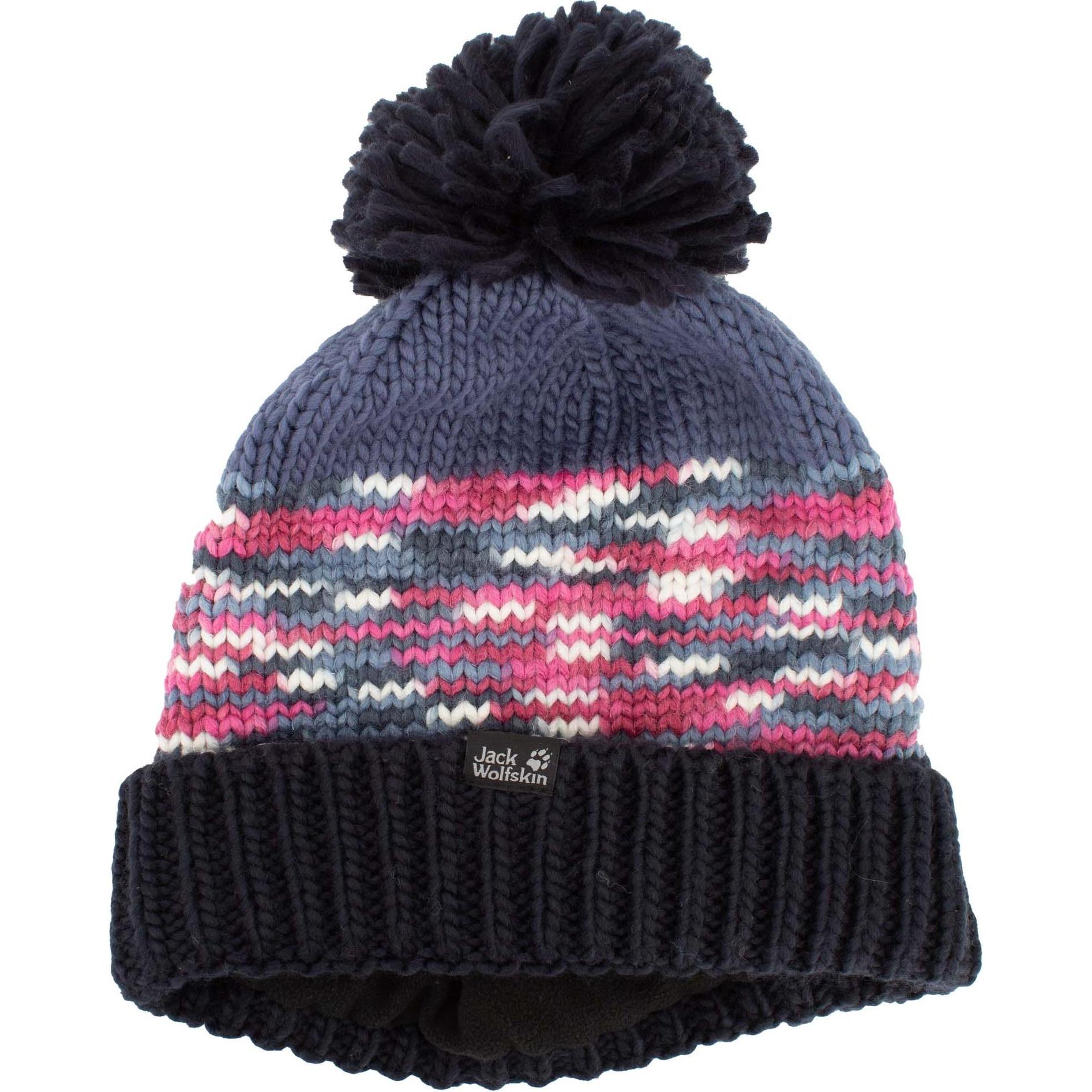 Jack Wolfskin, Mütze, Hopewell Rocks Cap Winter Mütze Bommelmütze, Blau