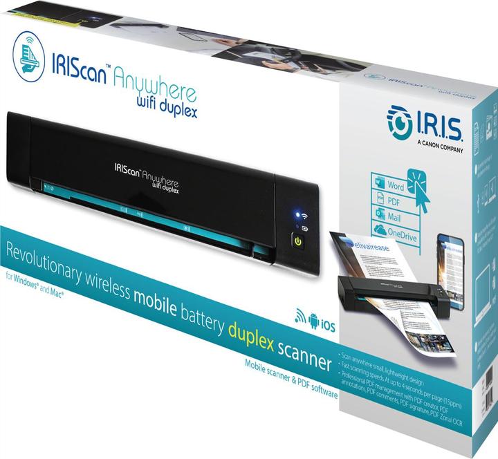 Image du produit Iris IRIScan Anywhere 6 (USB, Wi-Fi Direct)