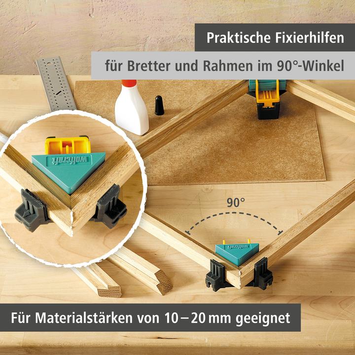 Actual product image wolfcraft 2 ES 22 - Corner clamp (22 mm)