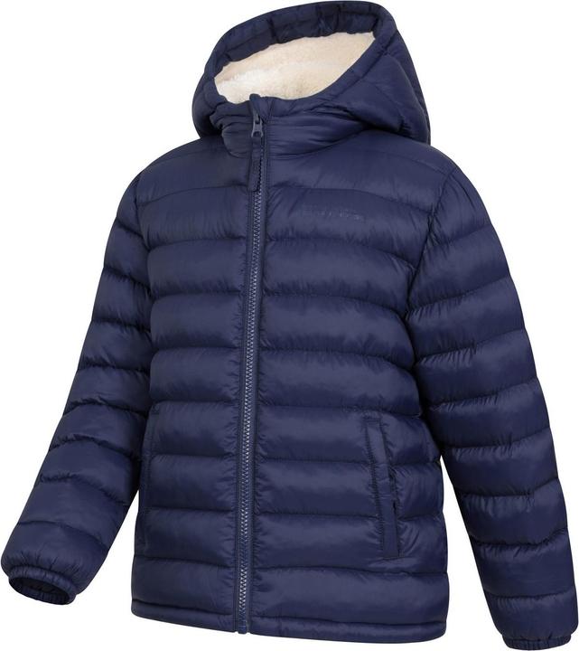 Actual product image Mountain Warehouse Childrens/Kids Seasons Faux Fur Lined Padded Jacket (146, 152)