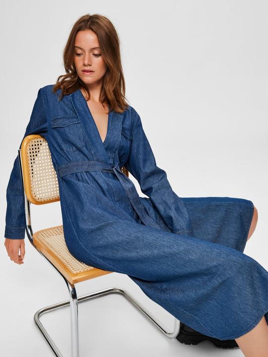 Immagine prodotto Selected Abito midi in denim (34)