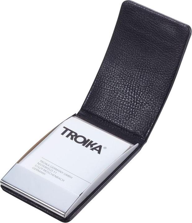 Actual product image Troika MIDNIGHT STYLE business card case, black