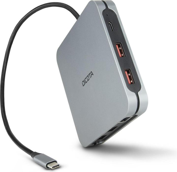 Actual product image Dicota USB-C 10-in-1 docking station (USB-C, 10 Ports)