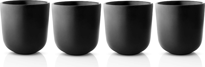 Eva Solo Coffee mug Nordic Kitchen 250 ml, 4 pieces, Black (250 ml, 4 x)