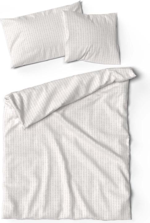 Immagine prodotto Lotus Bettwaren Biancheria da letto Lotus in seersucker uni (Copripiumino, 135 x 170 cm)