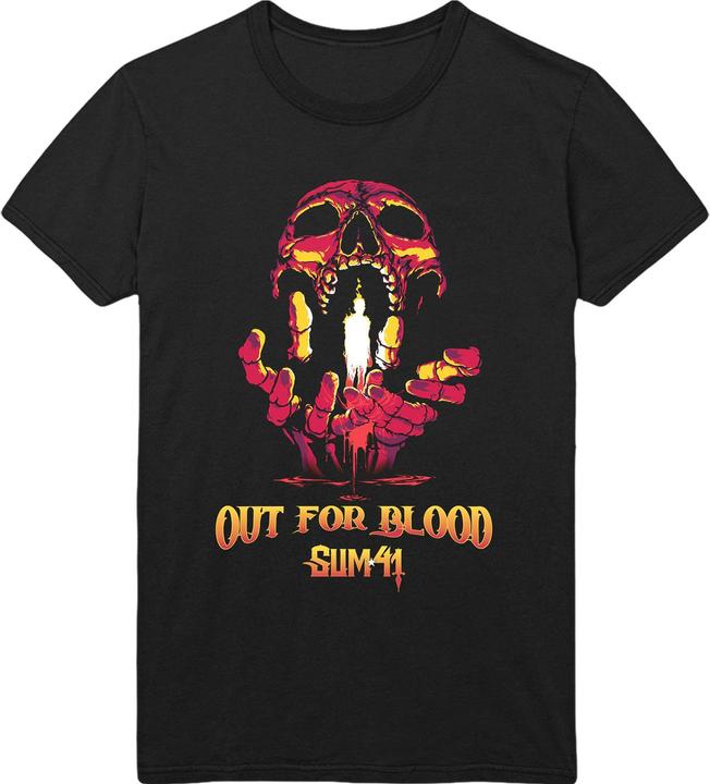 Immagine prodotto Universal Textiles Maglietta unisex da adulto Out For Blood con stampa sul retro in cotone (L)