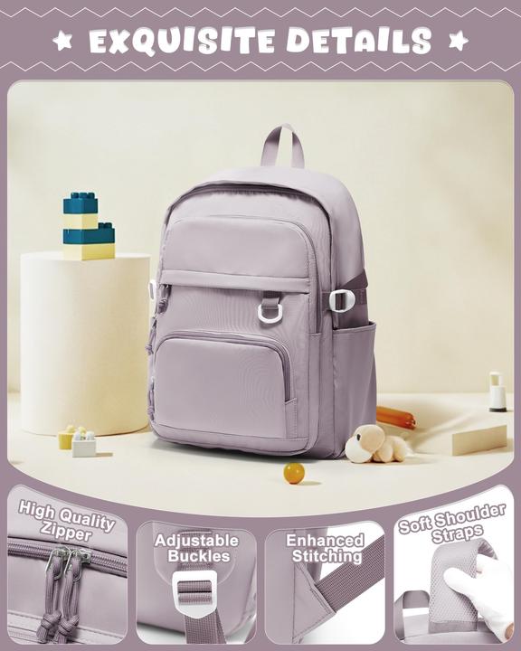 Produktbild Only-Bags.Store Leichter Schulrucksack Teenager, Rucksack Univcersity