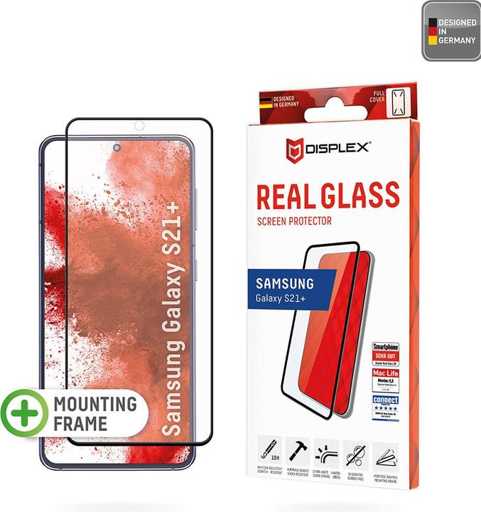 Produktbild Displex Real Glass, Full Cover Panzerglas (1 Stk., Samsung Galaxy S21+)