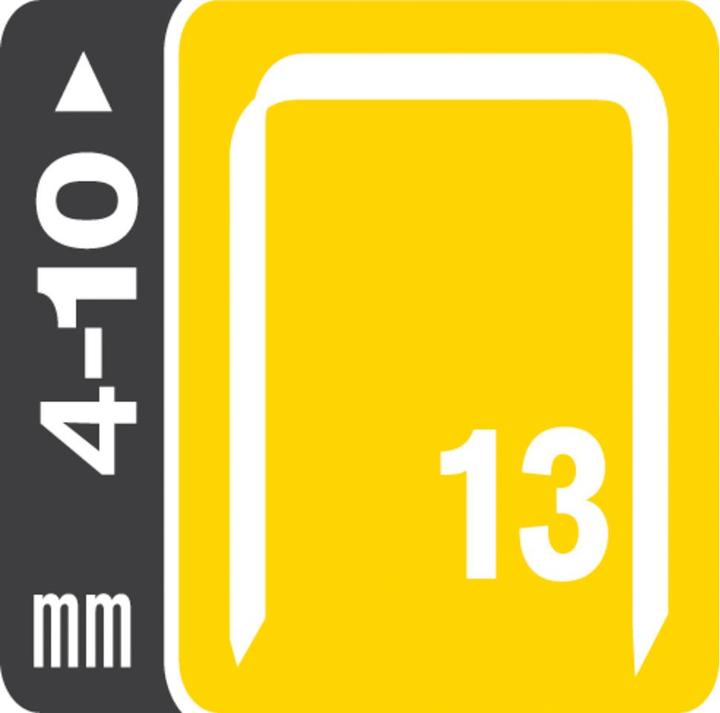 Actual product image Rapid Hand tacker R13, yellow
