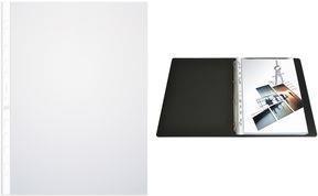 Produktbild Elba Prospekthüllen DIN A4, aus PP 0,08 mm, glasklar Universallochung (A4, 100x)