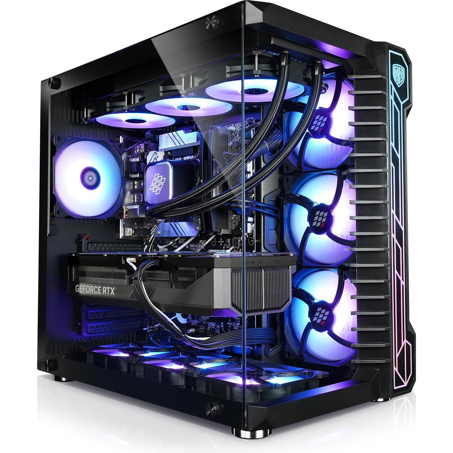 Kiebel Panorama XL 13 (Intel Core i5 14600KF, 32 GB, 2000 GB, GeForce RTX 4070 Ti), PC, Schwarz