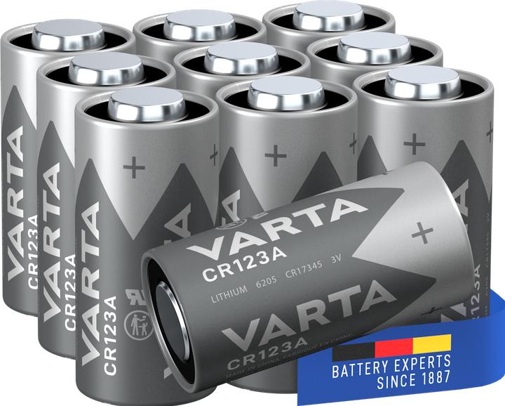 Productafbeelding Varta Foto Lithium (10 Pcs., CR123A, 1430 mAh)