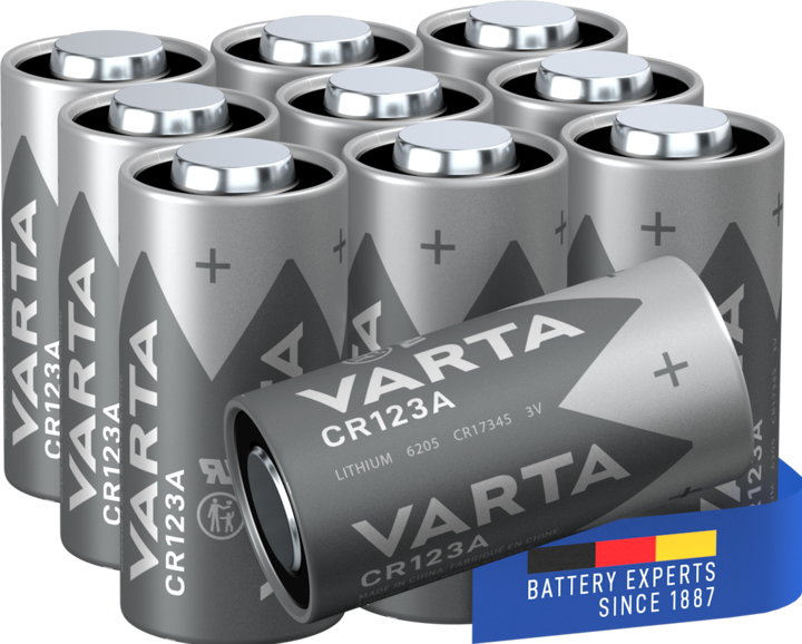 Image du produit Varta CR123A (10 pcs, CR123A, 1430 mAh)