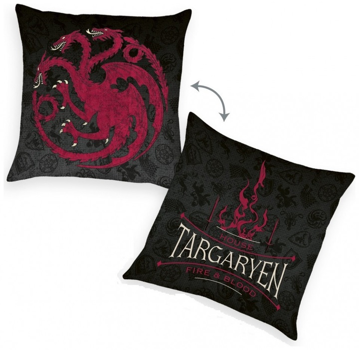 Actual product image Herding Game of Thrones Decorative Cushion (40, 40 cm)