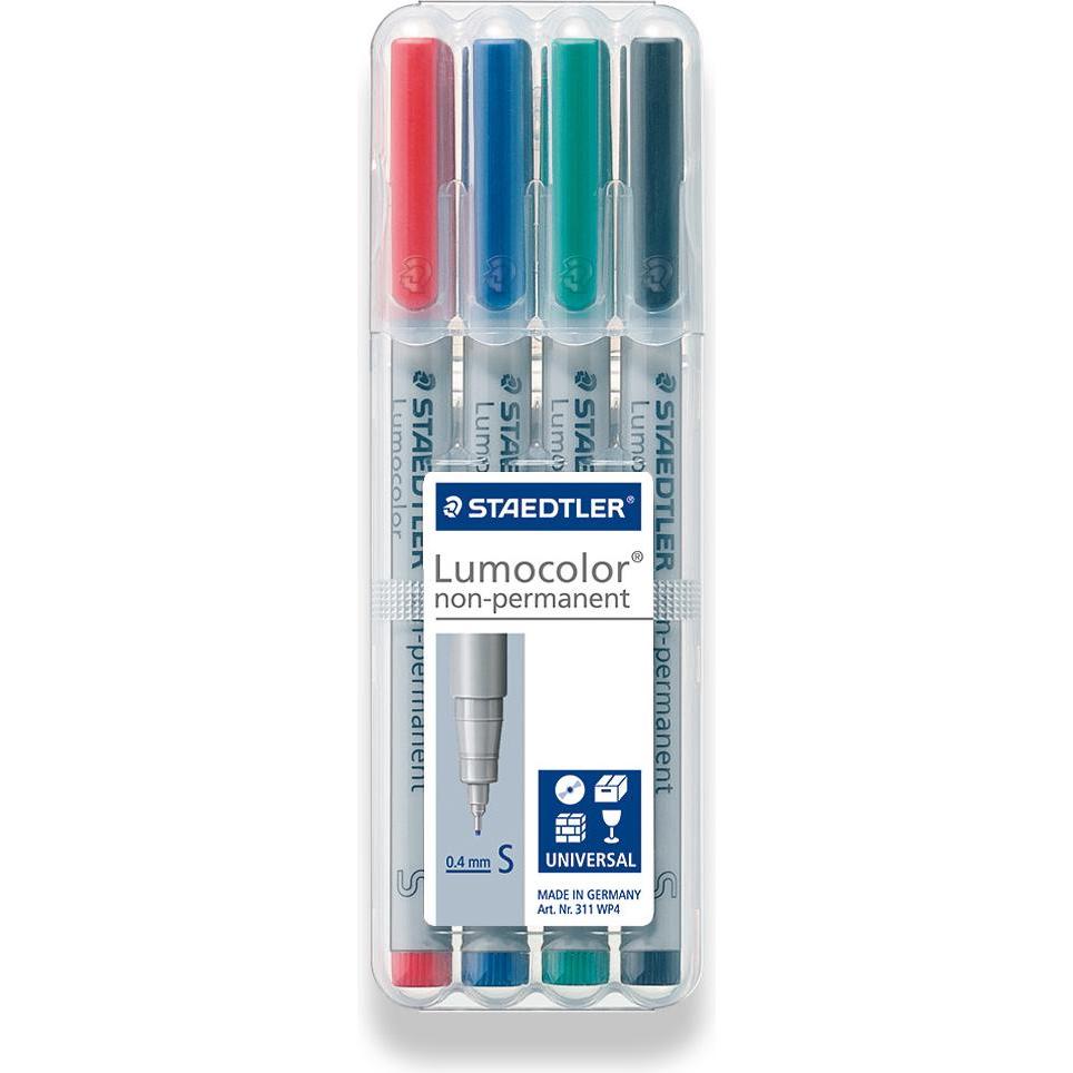 Staedtler, Marker, Lumocolor 311 (Mehrfarbig, 0.40 mm, 4 x)