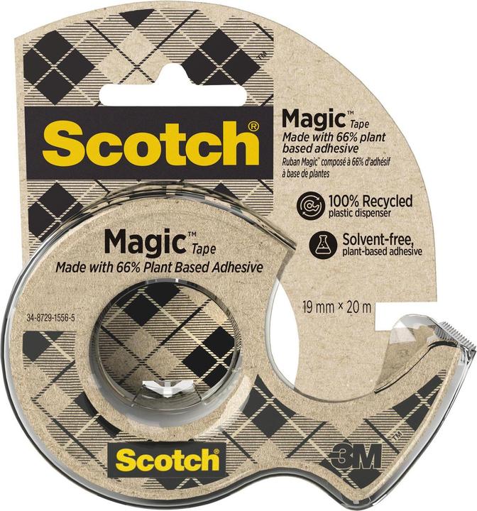 Produktbild 3M Scotch Magic Handabroller inkl. Klebefilm 900, 19mm x 20m Klebefilm: aufgeklebt unsichtbar, matt, b