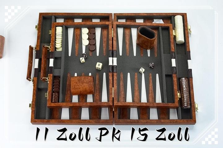 Produktbild Bucher&Rossini Backgammon Spielset