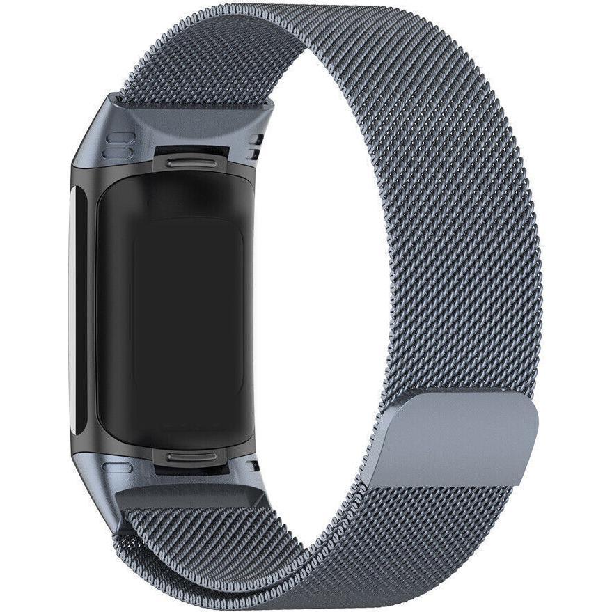 Thumbnail - Strap-it Armband (Geflochtener Stahl), Uhrenarmband, Grau