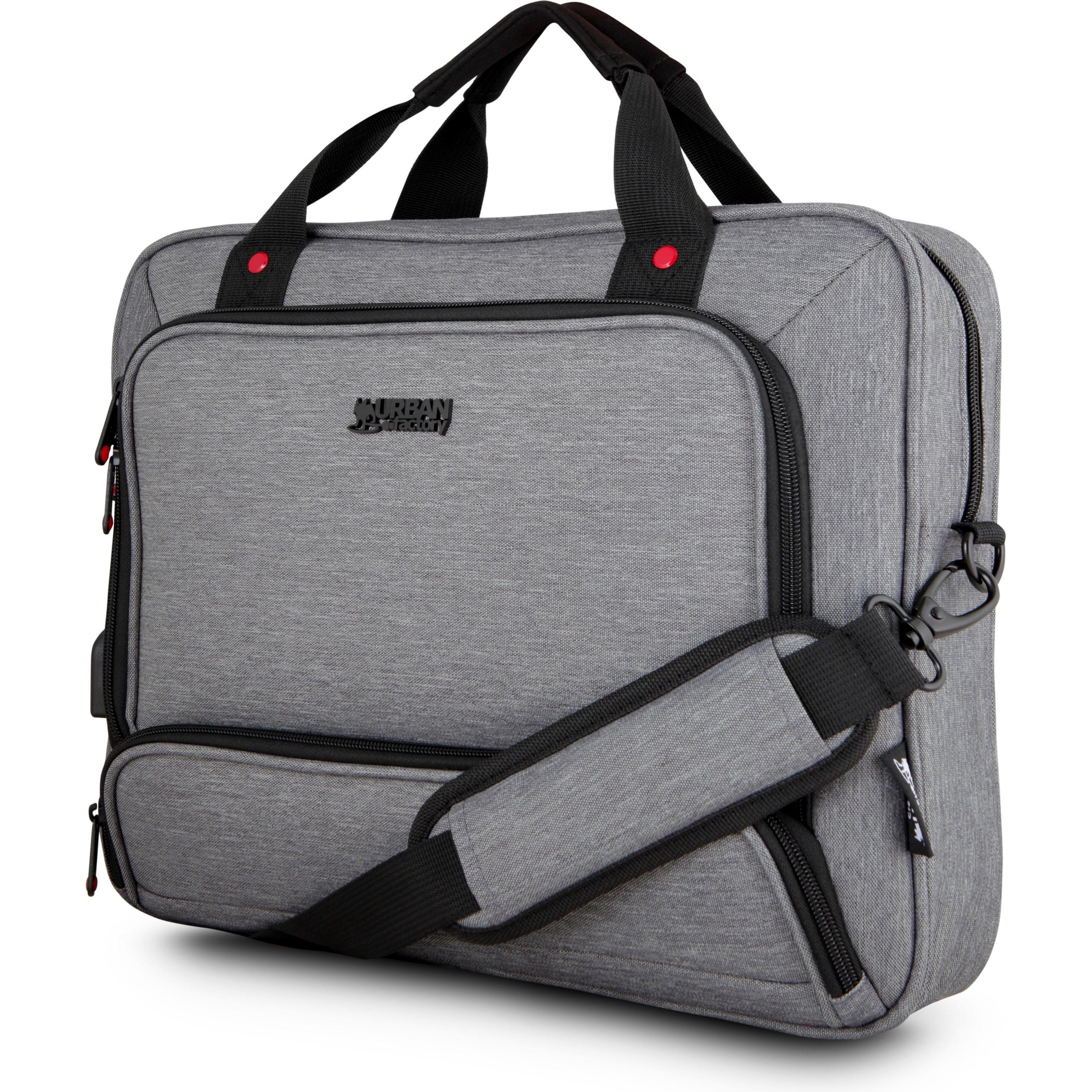 Thumbnail - Urban Factory Mixee Notebooktasche (14 Zoll) Aktenkoffer (14"), Notebooktasche, Grau