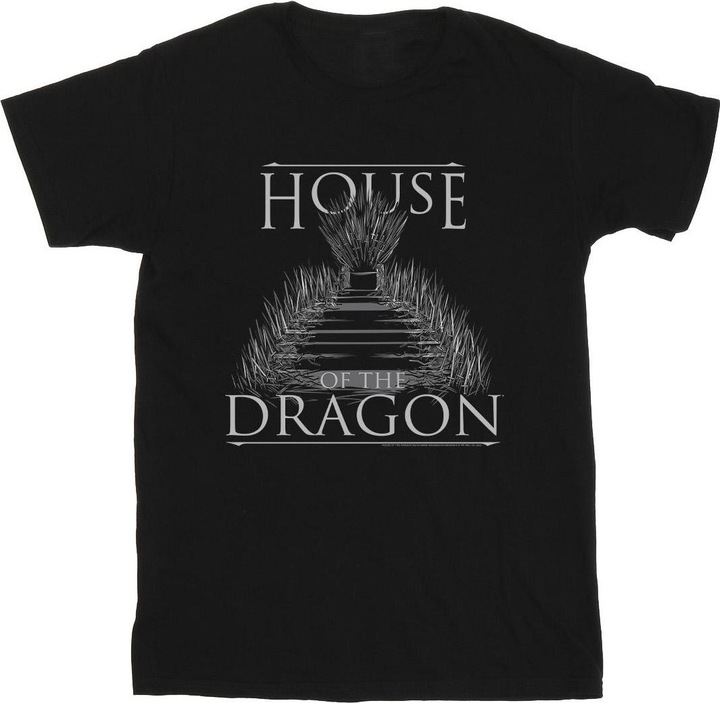 Immagine prodotto Game of Thrones Throne Text Maglietta Uomo (XL)