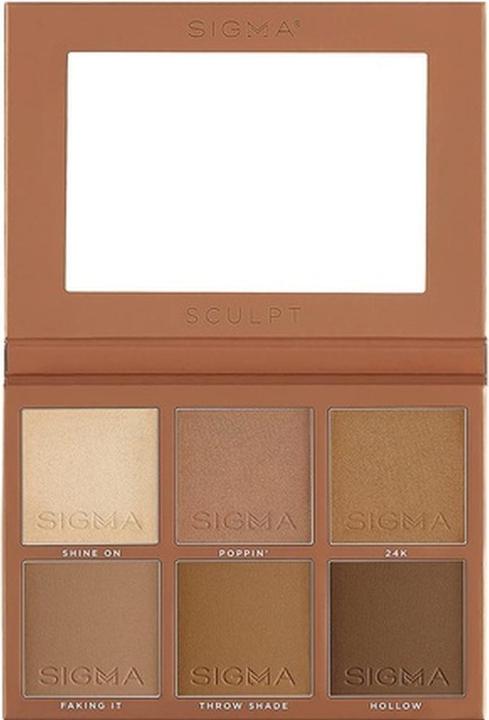 Actual product image Sigma Beauty Sculpt Highlight + Contour Palette (Highlighter, 27.48 g)