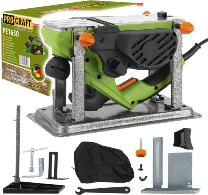 Produktbild Procraft PE1650 Elektro Hobel 850 Watt 82 mm Hobelbreite