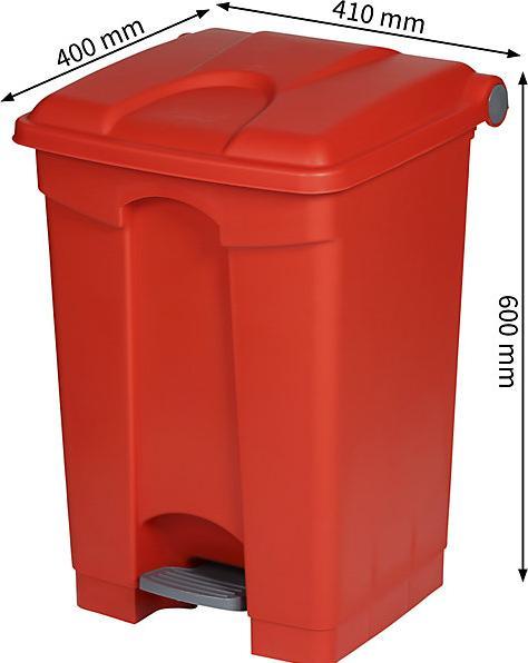Actual product image kaiserkraft Plastic pedal bin (45 l)