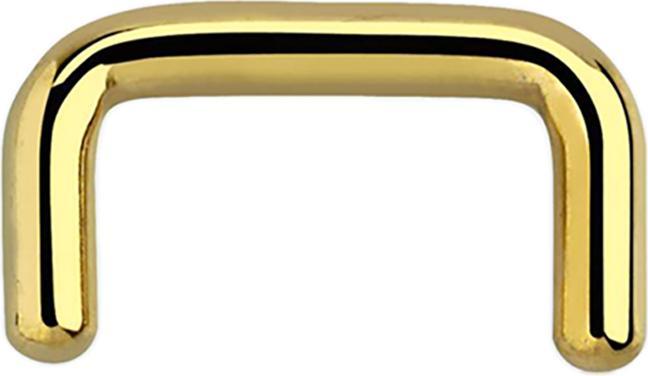 Immagine prodotto Star Piercing Anello per setto U placcato oro (senza ottone, Acciaio chirurgico 316L)