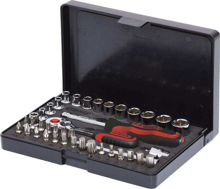 Produktbild KS Tools 1/4" CHROMEplus Steckschlüssel-Satz (14 mm, 10  mm, 11 mm, 12 mm, 13 mm, 7 mm, 4 mm, 8 mm, 9 mm, 5 mm, 6 mm)