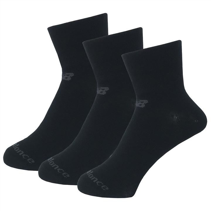 Actual product image New Balance NB PF Cotton Flat Knit Ankle Socks 3 Pair (pack of 3, S)