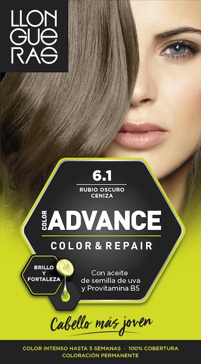 Image du produit Llongueras COLOR ADVANCE #6,1-rubio oscuro ceniza (6.1)