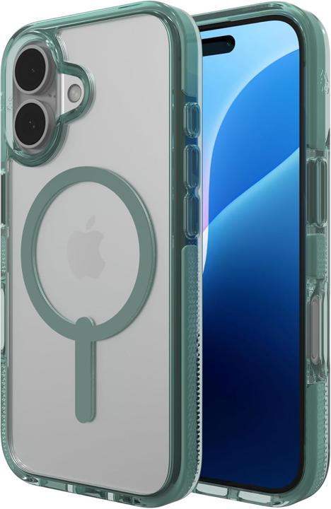 Actual product image Zagg Santa Cruz Snap MagSafe iPhone 16 Case - Green (Apple iPhone 16)