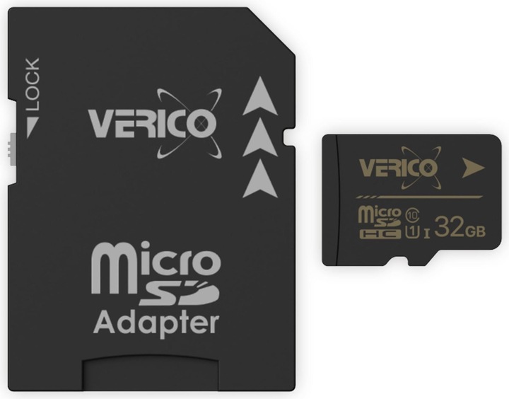 Actual product image Verico MicroSDHC 32GB Memory Card UHS-I Class 10 (32 GB, microSDHC, U1, UHS-I)