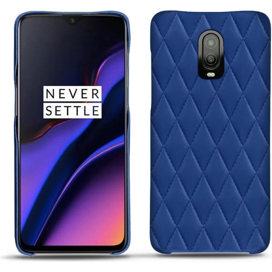 Noreve Lederschutzhülle (OnePlus 6T), Smartphone Hülle, Blau