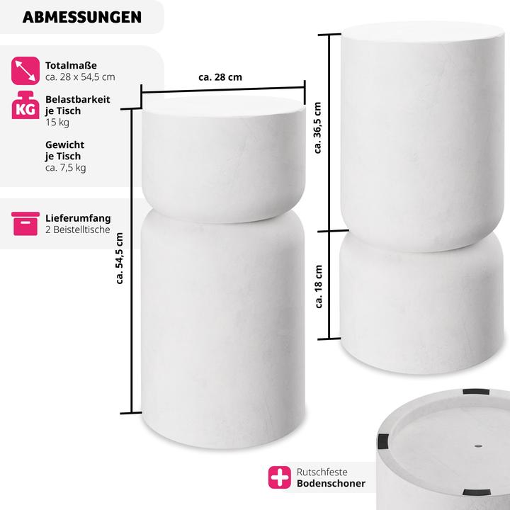Produktbild tectake Amine (28 x 28 x 54.50 cm)