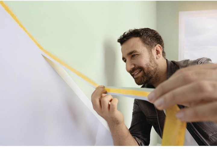 Produktbild tesa Malerkrepp Perfect+, Abdeckklebeband für präzises Abkleben im Innenbereich (30 mm)