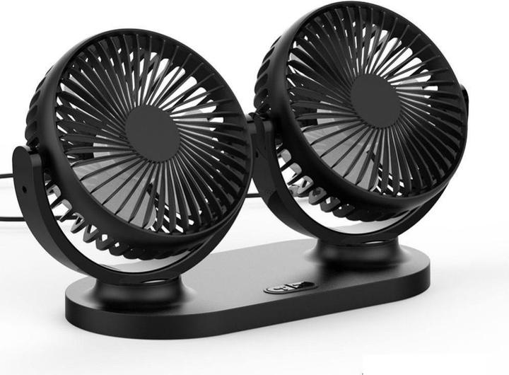 OEM Other goods Dual car fan powered by USB black