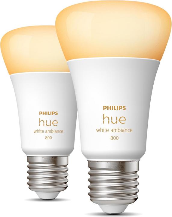 Philips Hue White Ambiance BT (E27, 806 lm, 2x)
