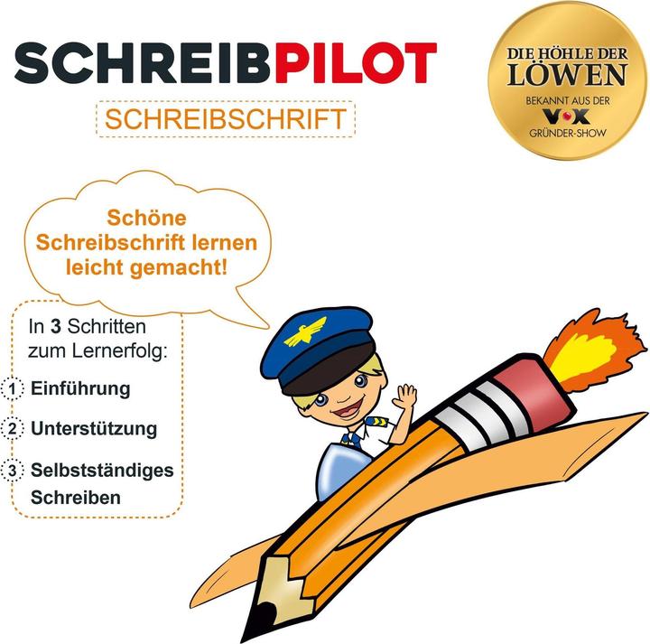 Produktbild Schreibathlet Schulheft Schreibpilot DIN-A4 Schreibschrift (A4, Gepunktet, Weicher Einband)