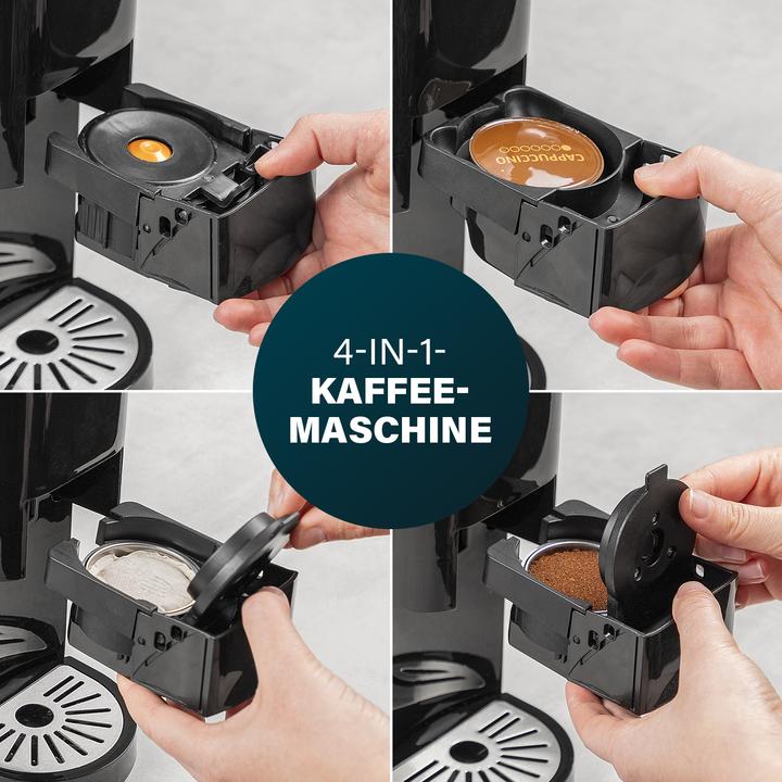 Productafbeelding Princess 249450 Multi Capsule Filter-Koffiezetapparaat - Staal 4-in-1 - Geschikt voor meerdere koffiesoorten