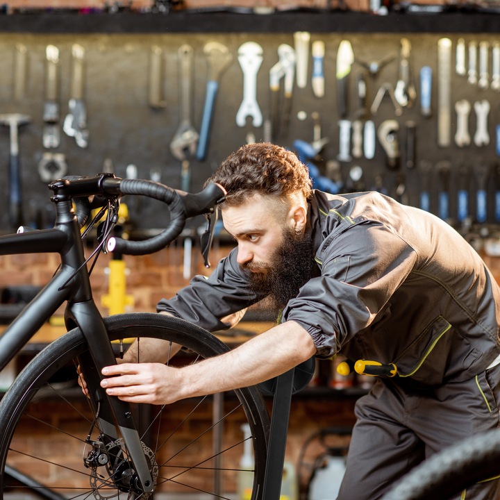 Actual product image Relaxdays Bicycle stand