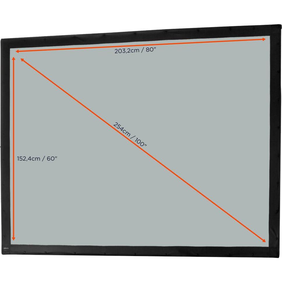 Thumbnail - Celexon Mobile Expert Folding Frame Screen - Leinwand - 254 cm (100") (4:3), Leinwand, Schwarz