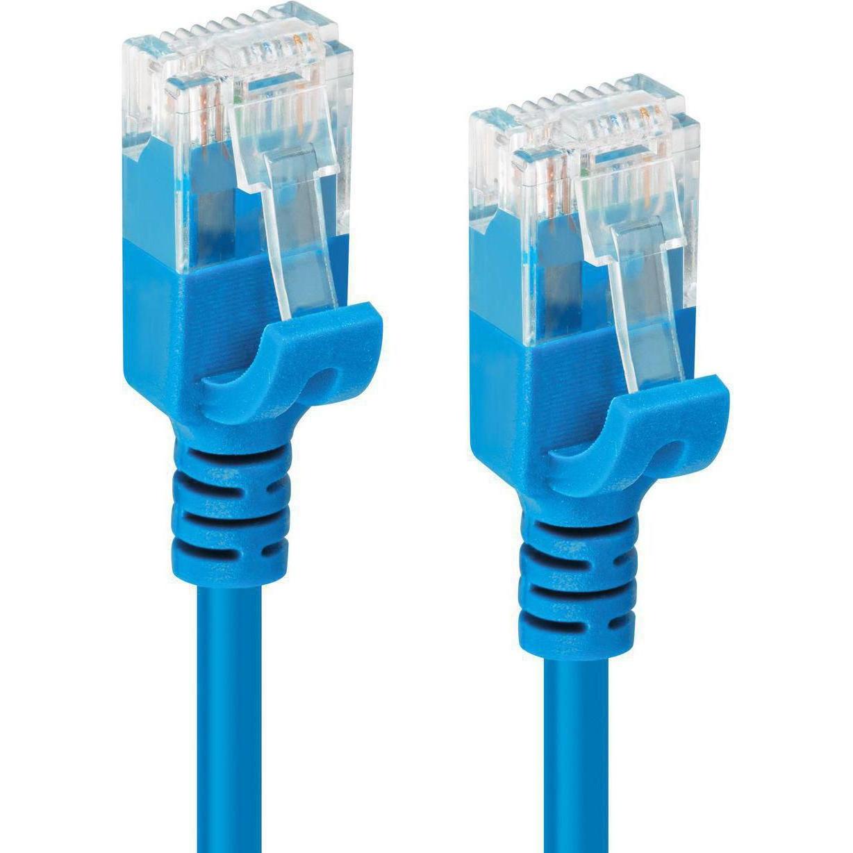 Thumbnail - MicroConnect U/UTP CAT6A Slim 15M Blue (U/UTP, CAT6a, 15 m), Netzwerkkabel