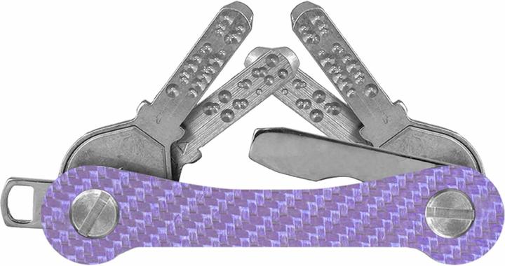Actual product image Keycabins Key organizer KCCS1.5 Carbon S1 violet