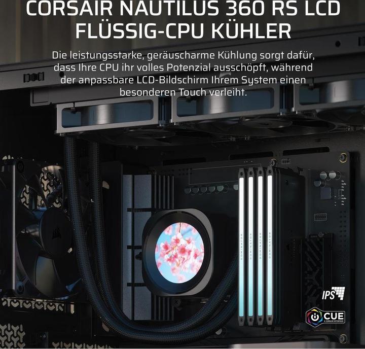 Actual product image Corsair Nautilus 360 RS LCD