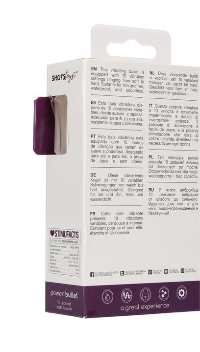Actual product image Doc Johnson power bullet