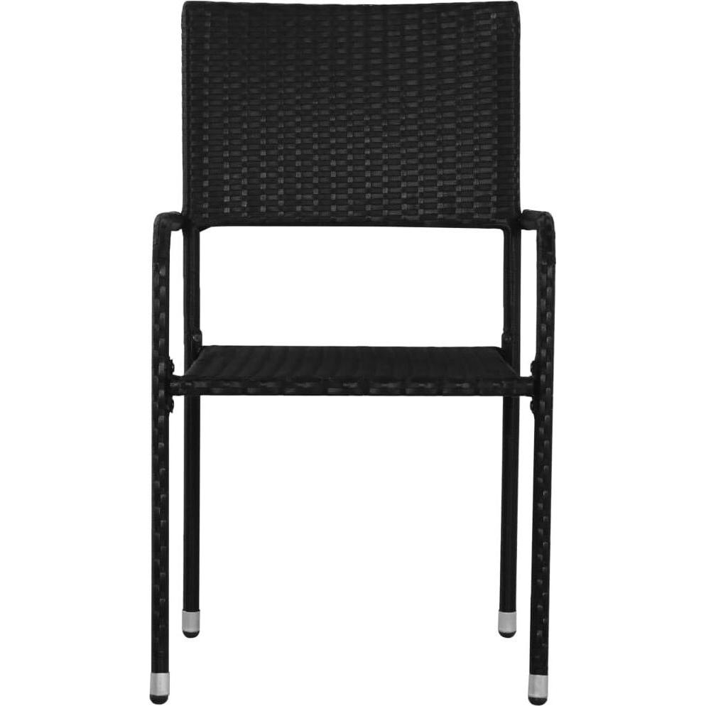 Thumbnail - VidaXL, Gartenstühle, Garten-Essstühle 4 Stk. Stapelbar Polyrattan