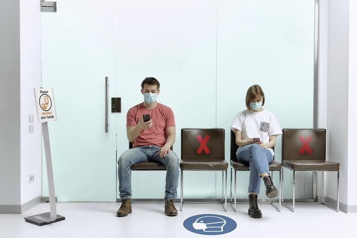 Image du produit Durable Autocollants d'information pour le marquage au sol