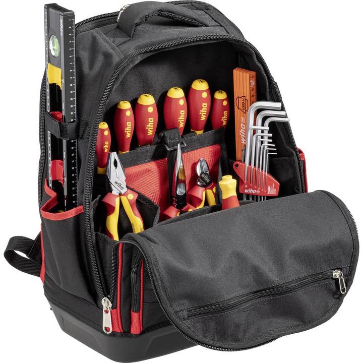 Toolcraft 45528TC Profi Werkzeugrucksack bestückt (B x H x T) 35 x 45 x 23 cm (27 pieces)